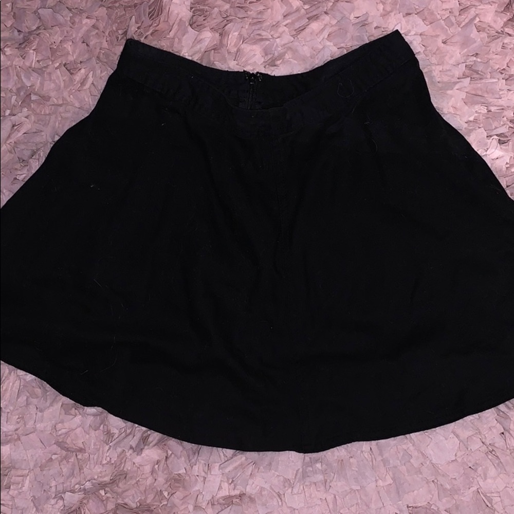 Forever 21 black mini skater skirt